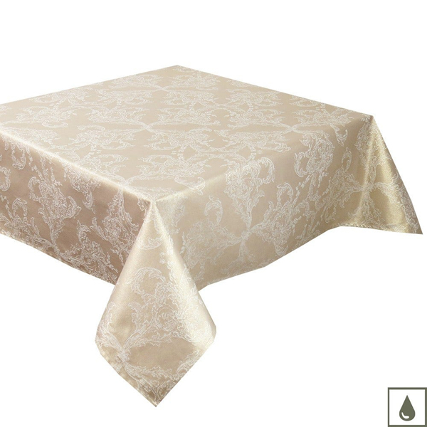 gold tablecloth
