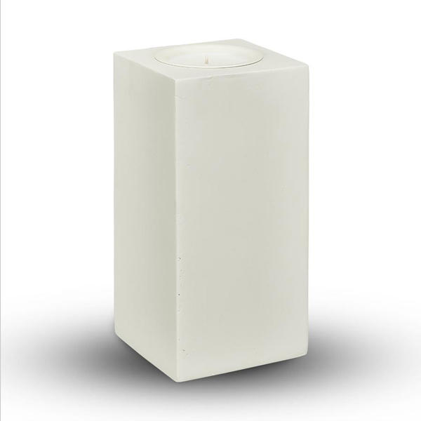 natural medium rectangle candle