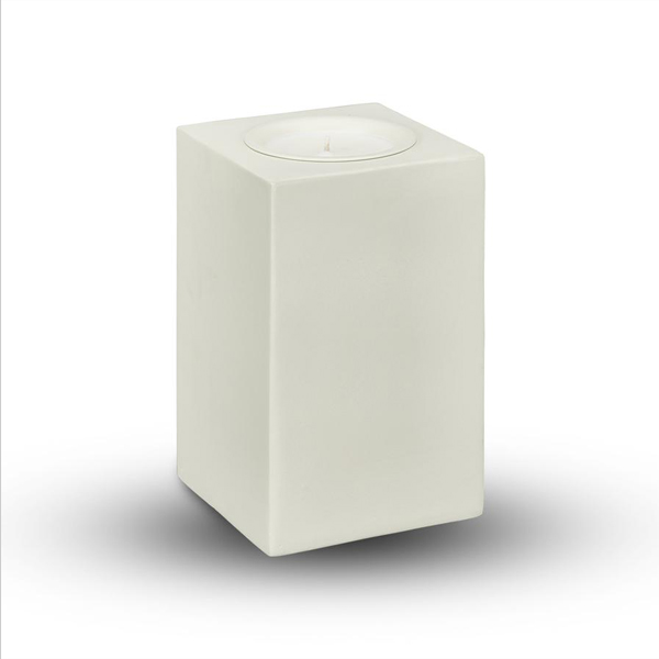 natural small rectangle candle