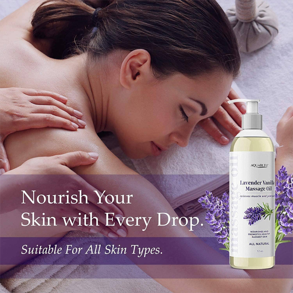 Lavender massage oil