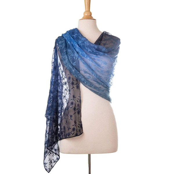 isabella mirtillo silk scarf