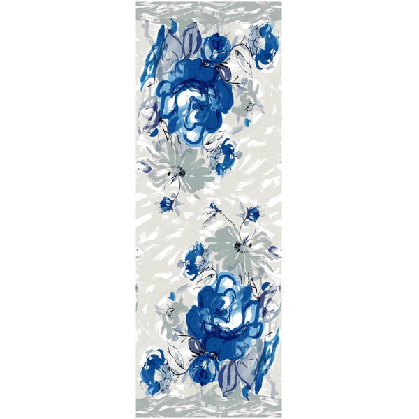 sophia blue silk scarf