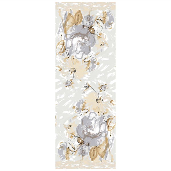 sophia silver silk scarf