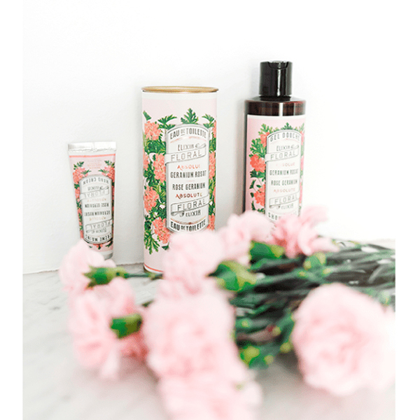 rose geranium shower gel