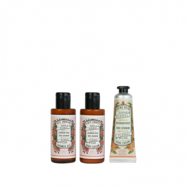 rose geranium travel set