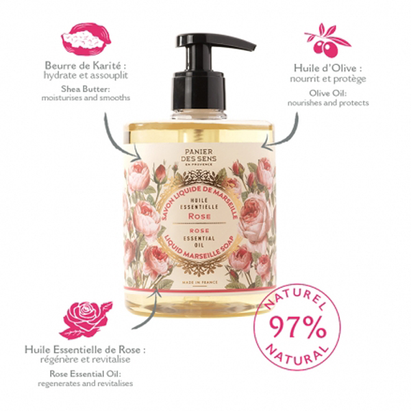 rose liquid soap