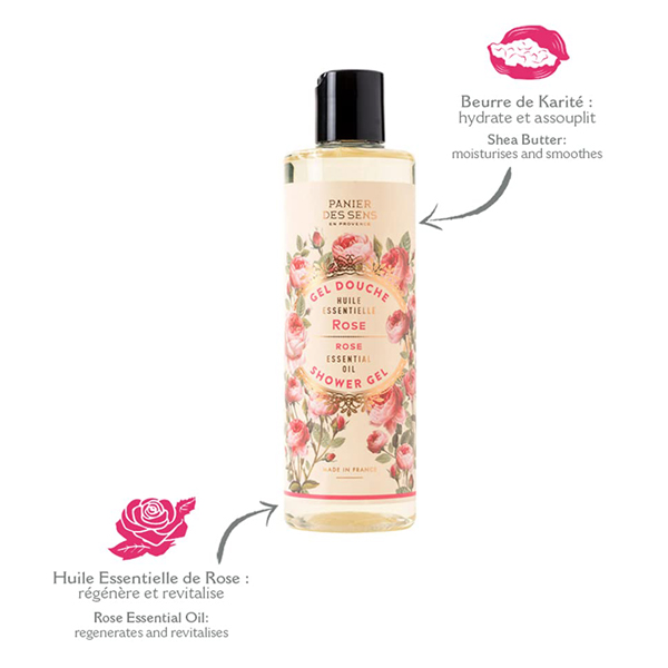 rose shower gel