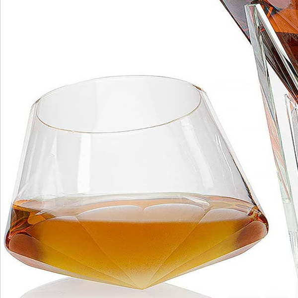 diamond decanter set